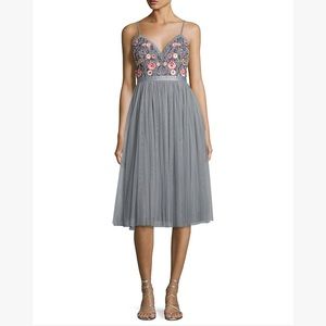 needle & thread • whisper embroidered dress • us 4